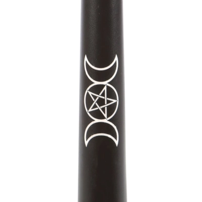 Set of 3 Black Magic Triple Moon Taper Candles