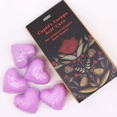 Cupids Escape Self Care Bath Heart Gift Set Cupids Escape Self Care Bath Heart Gift Set