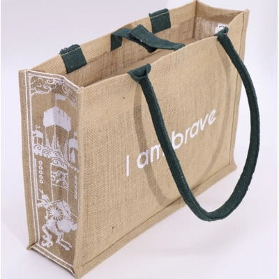 Hop Hare Jute Big Bag - I am Brave