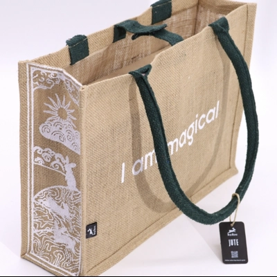 Hop Hare Jute Big Bag - I am Magical Hop Hare Jute Big Bag - I am Magical