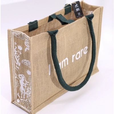 Hop Hare Jute Big Bag - I am Rare Hop Hare Jute Big Bag - I am Rare
