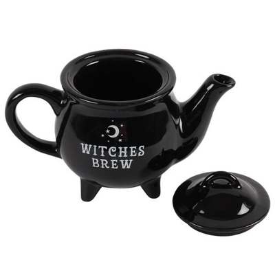 Witches Brew Black Ceramic Tea Pot Witches Brew Black Ceramic Tea Pot