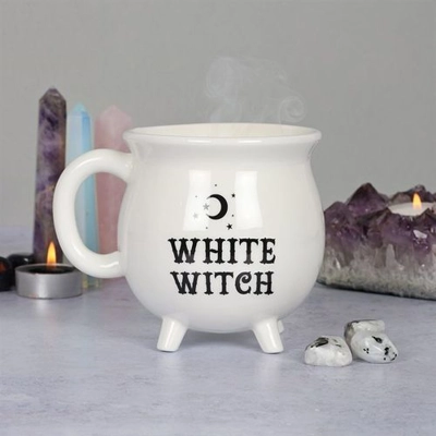 White Witch Cauldron Mug White Witch Cauldron Mug