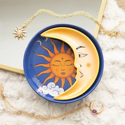 Sun and Moon Celestial Stacking Trinket Dish Sun and Moon Celestial Stacking Trinket Dish