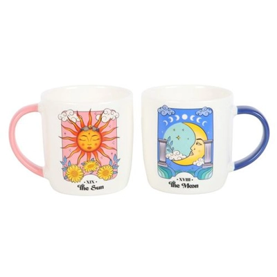Sun and Moon Celestial Mug Set Sun and Moon Celestial Mug Set