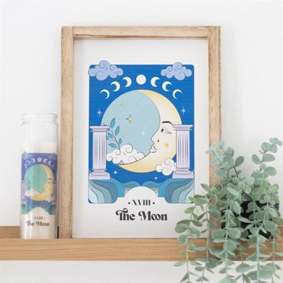 The Moon Celestial Framed Wall Print The Moon Celestial Framed Wall Print