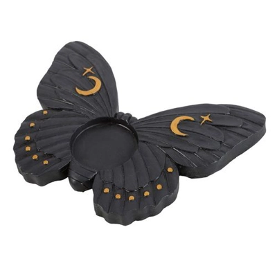 Black Moth Tealight Candle Holder Black Moth Tealight Candle Holder