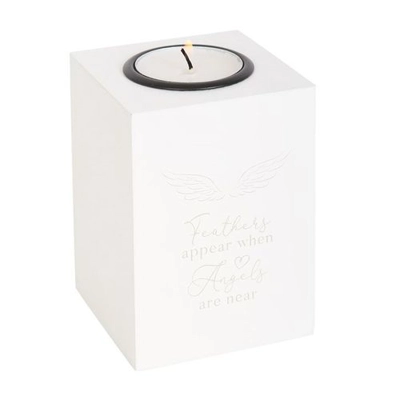 Feathers Appear Angel Wing Tealight Holder Feathers Appear Angel Wing Tealight Holder