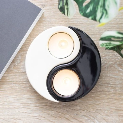 Yin Yang Tealight Candle Holder Yin Yang Tealight Candle Holder