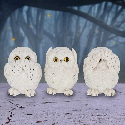 Three Wise Owls 8cm Three Wise Owls 8cm