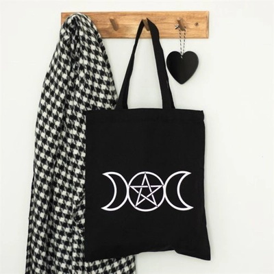 Triple Moon Polycotton Tote Bag Triple Moon Polycotton Tote Bag
