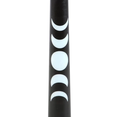 Set of 3 Black Magic Moon Phase Taper Candles Set of 3 Black Magic Moon Phase Taper Candles
