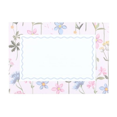 Forget-Me-Not Flower Necklace on Greeting Card Forget-Me-Not Flower Necklace on Greeting Card