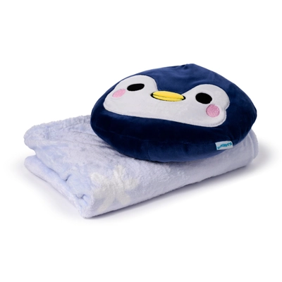 2-in-1 Blankeazzz Plush Toy & Travel Blanket - Adoramals Nico the Penguin 2-in-1 Blankeazzz Plush Toy & Travel Blanket - Adoramals Nico the Penguin