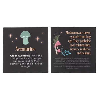 Magical Aventurine Crystal Mushroom