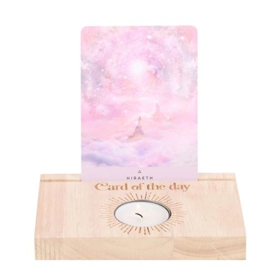 Natural Card of the Day Tarot Card Stand Tealight Holder Natural Card of the Day Tarot Card Stand Tealight Holder