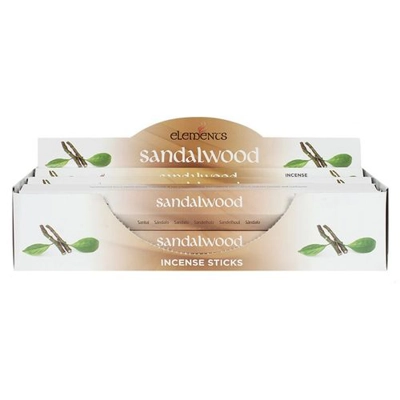 Set of 6 Packets of Elements Sandalwood Incense Sticks Set of 6 Packets of Elements Sandalwood Incense Sticks