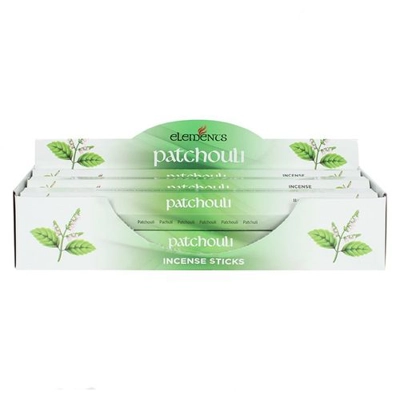 Set of 6 Packets of Elements Patchouli Incense Sticks Set of 6 Packets of Elements Patchouli Incense Sticks
