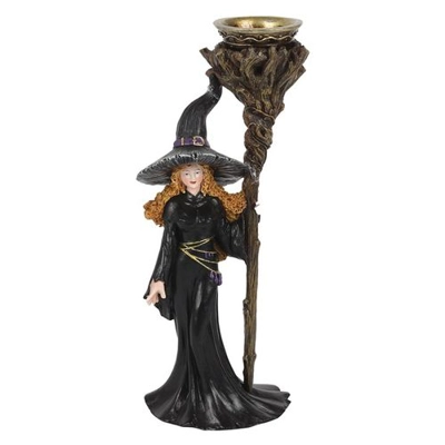 Witch with Staff Backflow Incense Burner Witch with Staff Backflow Incense Burner