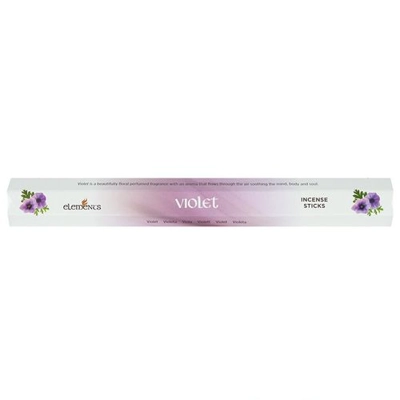Set of 6 Packets of Elements Violet Incense Sticks Set of 6 Packets of Elements Violet Incense Sticks