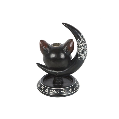 Black Cat Moon Backflow Incense Burner Black Cat Moon Backflow Incense Burner