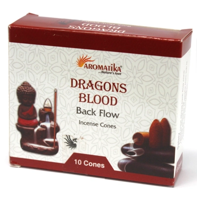 Aromatica Backflow Incense Cones - Dragons Blood Aromatica Backflow Incense Cones - Dragons Blood