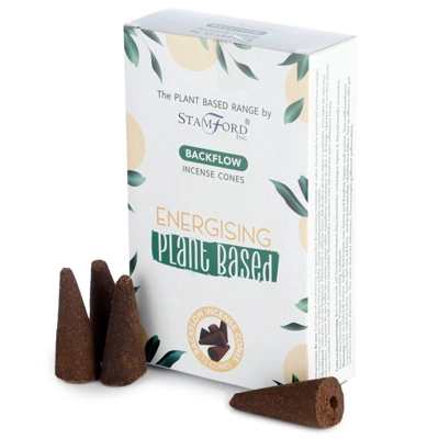 Plant Based Backflow Incense Cones - Energising Plant Based Backflow Incense Cones - Energising