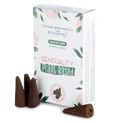 Plant Based Backflow Incense Cones - Sensuality Plant Based Backflow Incense Cones - Sensuality