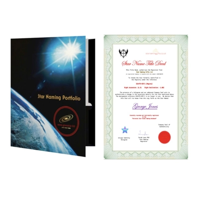 Name a Star - Standard Gift Package Name a Star - Standard Gift Package