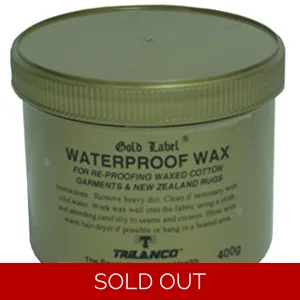 Waterproof Wax 400g - Gold Label