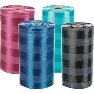 Coloured poop bags