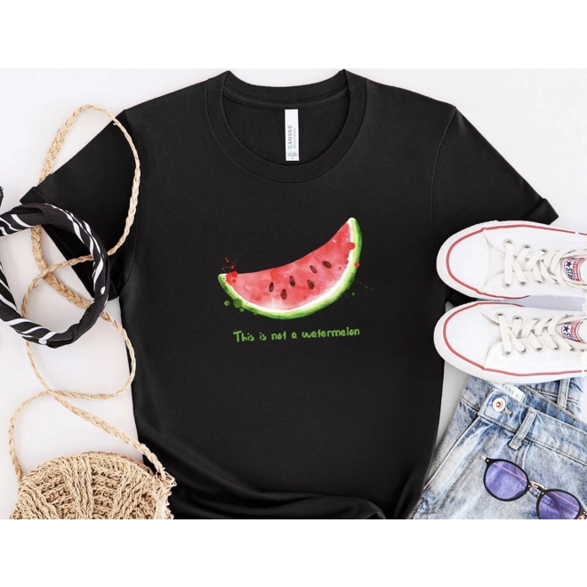 Additional Image for This Is Not A Watermelon Tee, Free Palestine T-shirt