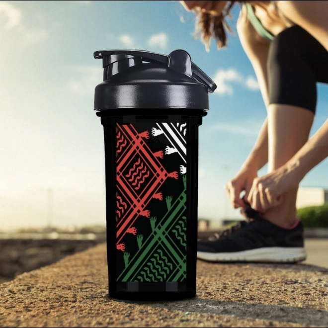 Additional Image for Palestine Keffiyeh Waterbottle
