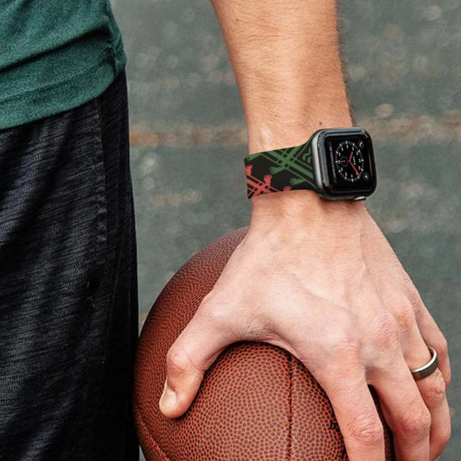 Additional Image for Palestine Keffiyeh Apple watch Buckle Strap