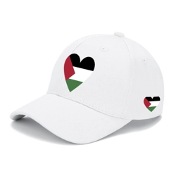 Palestine Flag Cap Love Heart