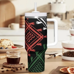 Palestine Keffiyeh Tumblr Stainless Steel