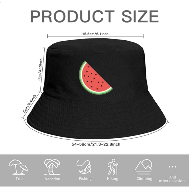 Additional Image for Palestine Watermelon Bucket Hat