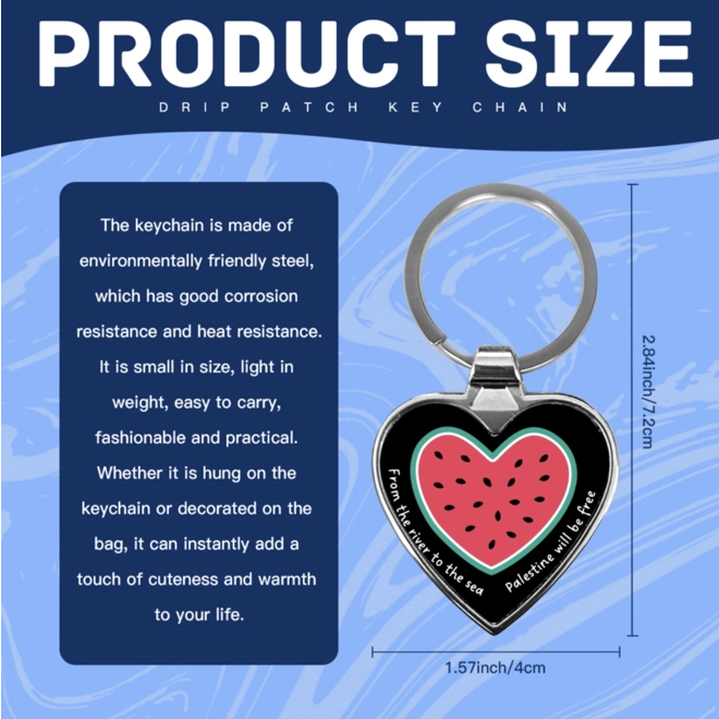 Additional Image for Palestine Keychain