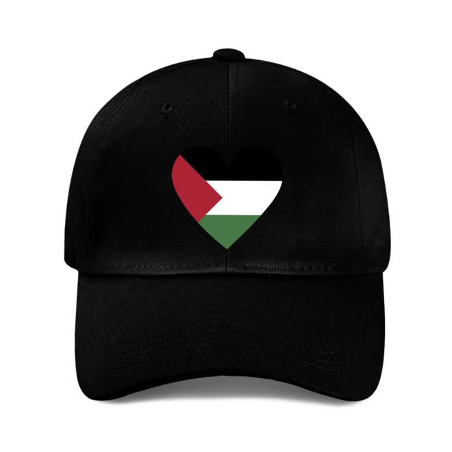 Additional Image for Palestine Flag Cap Love Heart