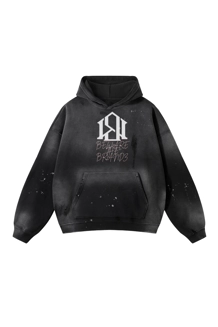 NEW BeWare The Brandz Black out Hoodie