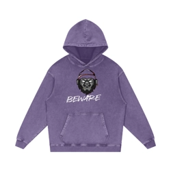 BeWare Brand Purple Ape Hoody