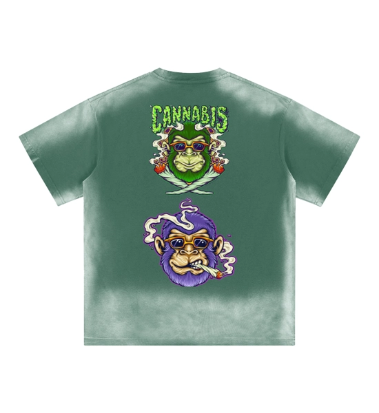 BeWare BrandzSmoking Monkey Cannabis Tee