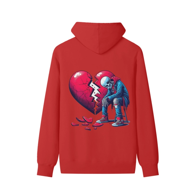 Additional Image for BeWare Brandz Red Heartbreaker Hoodie