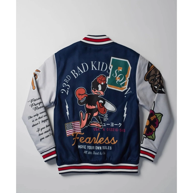 Additional Image for Reason Brand Varsity Jacket