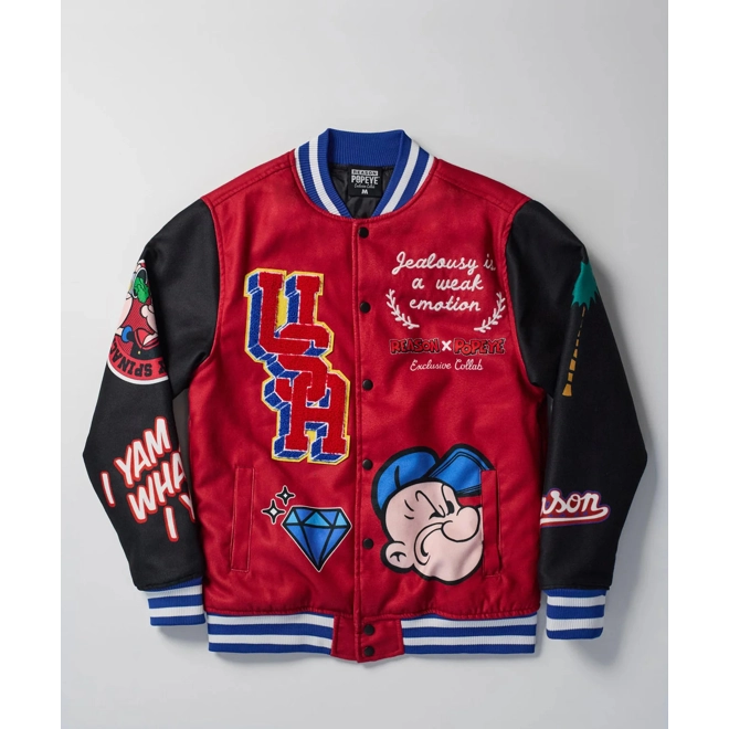 Additional Image for Reason Brand Varsity Jacket