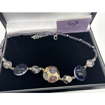 Martick Venetian Glass Necklace Martick Venetian Glass Necklace