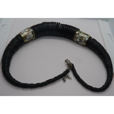 M&S black collar necklace