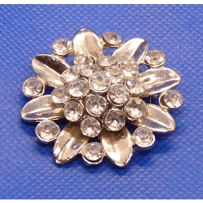 Vintage diamante brooch