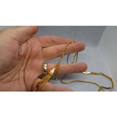 Triple strand necklace Triple strand necklace