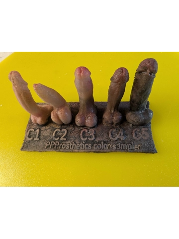 Silicone color/density sampler pack